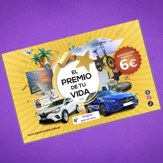 Boleto El Premio de Tu vida