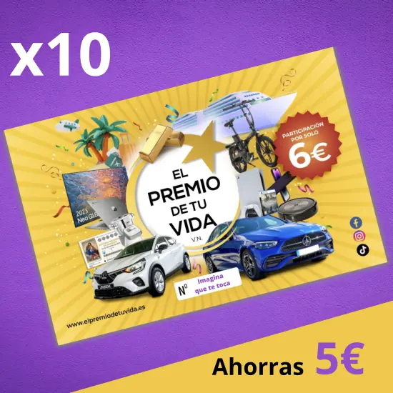 Boleto El Premio de Tu vida